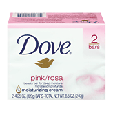 Dove  pink beauty bar for deep moisture, 1/4 moisturizing cream Full-Size Picture